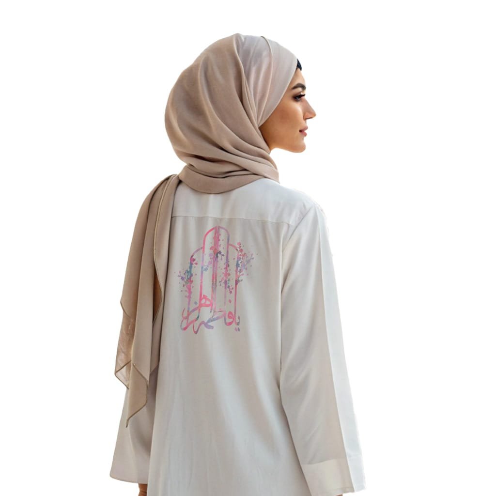 Mawla-Shop-Wearing-Fatime-Pink Ya Fatima Shirt | MAWLA