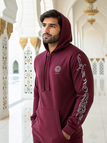 Mawla Hoodie Maroon