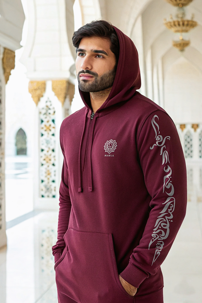 Mawla Hoodie Maroon