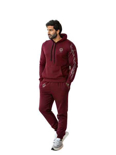 Mawla Tracksuit - Maroon