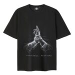 Imam Ali Allegiance T-shirt front view featuring Allegiance Declared artwork by MAWLA